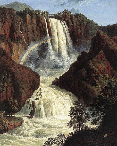 Jakob Philipp Hackert The Waterfalls at Terni Spain oil painting art